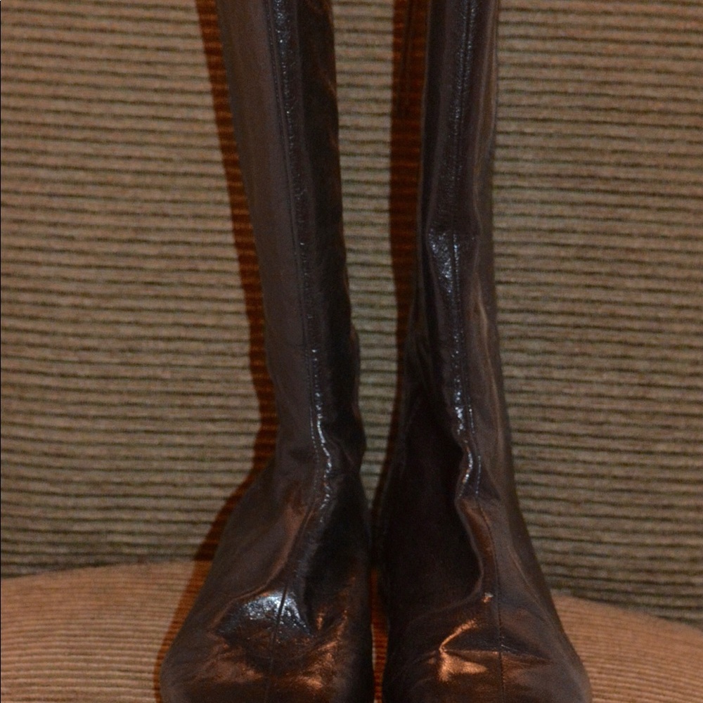 Coach leather boots 6